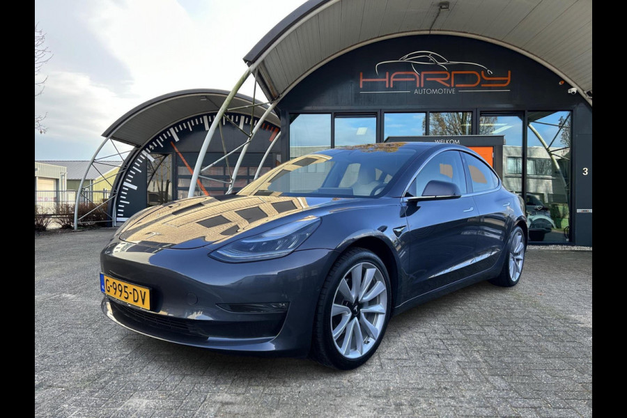 Tesla Model 3 Long Range AWD 75 kWh 86% SOH Trekhaak (1.000kg) Wit Leer FSD