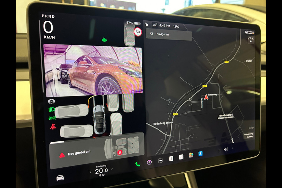 Tesla Model 3 Long Range AWD 75 kWh 86% SOH Trekhaak (1.000kg) Wit Leer FSD