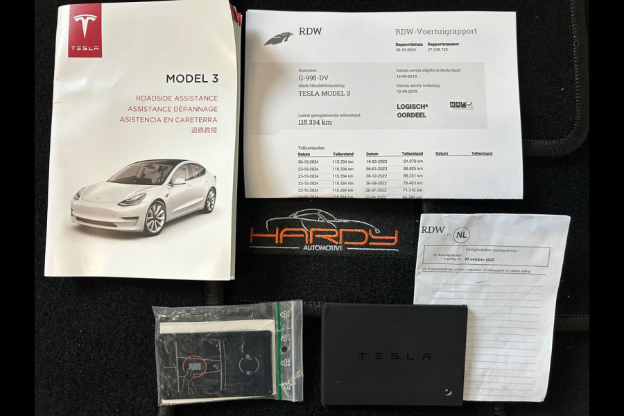 Tesla Model 3 Long Range AWD 75 kWh 86% SOH Trekhaak (1.000kg) Wit Leer FSD