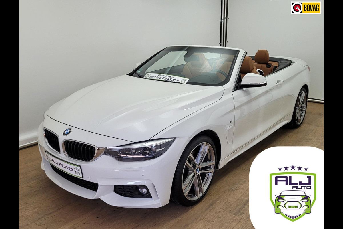 BMW 4 Serie Cabrio Occasion 430i High Executive | Tweedehands BMW cabrio 430 hardtop met M pakket | Full options | Unieke auto