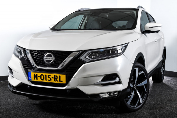 Nissan QASHQAI 1.3 DIG-T 160 PK Tekna - Automaat | Pano | Cruise | Stoelverwarming | 360 Camera | PDC | NAV + App.Connect | Auto.Airco | LM 19" |