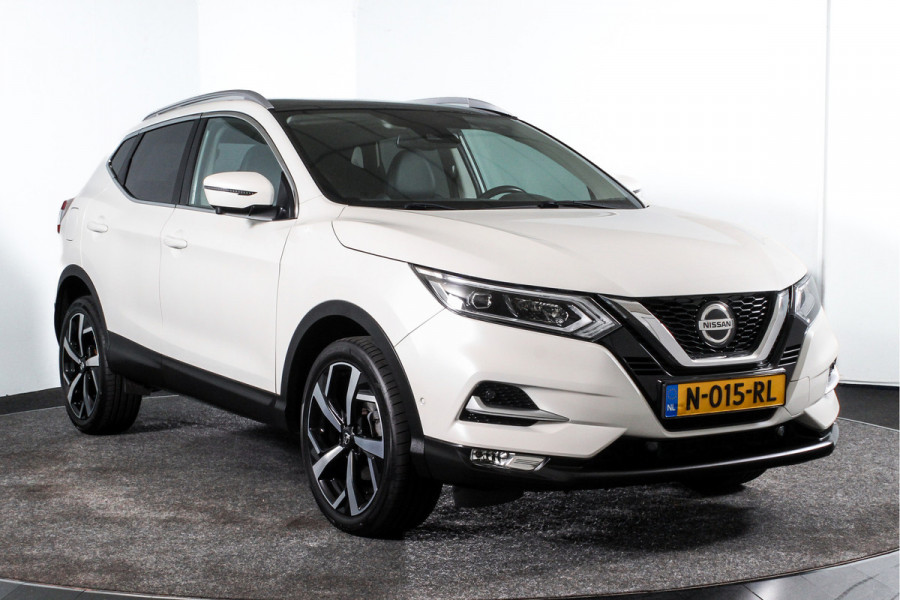 Nissan QASHQAI 1.3 DIG-T 160 PK Tekna - Automaat | Pano | Cruise | Stoelverwarming | 360 Camera | PDC | NAV + App.Connect | Auto.Airco | LM 19" |