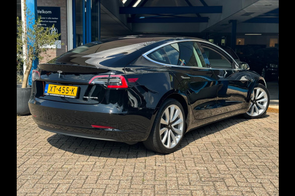 Tesla Model 3 Long Range AWD 75 kWh 2019 Zwart NAP 1e Eig!