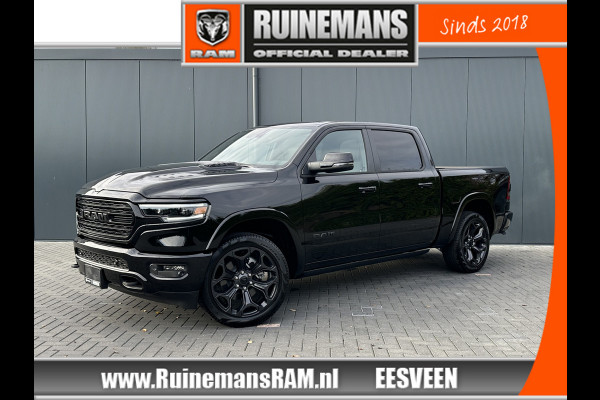 Dodge Ram 1500 5.7 V8 HEMI 400 PK / LIMITED NIGHT / HEADUP / RIJKLAAR INCL LPG-G3 / 360 CAMERA / LUCHTVERING / ADAPTIVE CRUISE / 22 INCH /