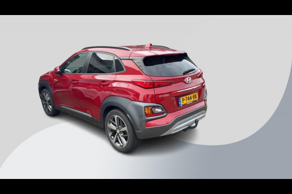 Hyundai Kona 1.0 T-GDI Premium 120pk Trekhaak | Dodehoeksensoren | Volledig Leder | Navigatie | Stoelverwarming | LED Koplampen