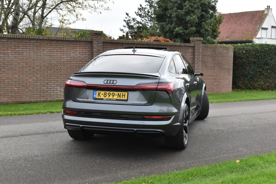 Audi e-tron Sportback S quattro 95 kWh 504 pk 110000 nieuw waarde 3x S-line Vol opties