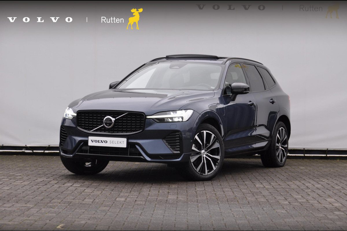 Volvo XC60 T8 456PK Automaat AWD Ultra Dark / Panoramisch schuif/kantel dak / 360 Camera / Head-up Display / BLIS / Stoelverwarming voor en achter / Memory Seats / Elektrische achterklep /