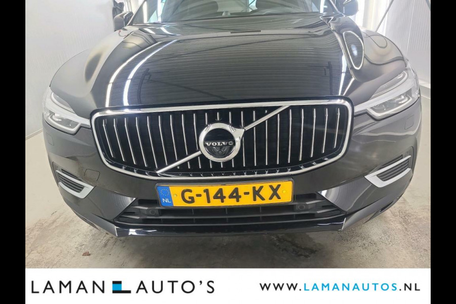 Volvo XC60 T8 Twin Engine 390pk AWD Inscription | Luchtvering B&W Pano Nappa Leder On Call HUD LED Virtual ECC Navi ACC 19" LMV BLIS | Plug