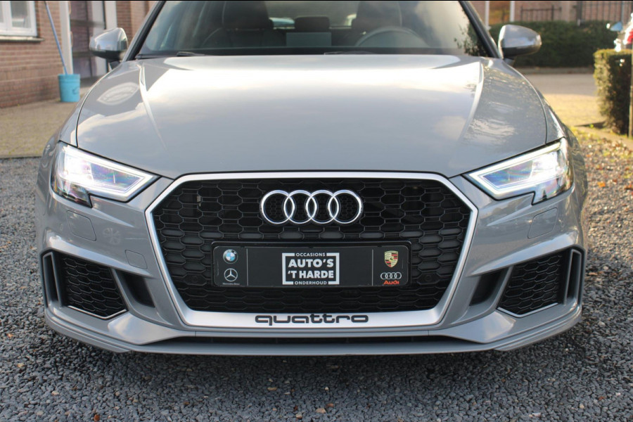 Audi RS 3 SPORTBACK 2.5 TFSI Quattro 400 PK Nardo Grey Dealer o.h Keyless Camera Leder PDC 19''