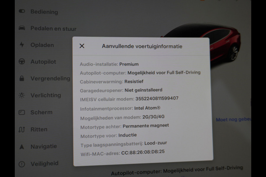 Tesla Model 3 Performance 513pk 3,4 sec 0-100 ! 20"lm FSD-vb. AutoPilot Carbon-Spoiler Premium-HiFi Pano.dak Camera Leer Adaptive-Cruise+Stop& Navigatiesysteem full map LED-a+v Comfortstoel(en) ACC Dual-ECC DAB Voorverwarmen interieur via App Keyless via Telefoonsleutel One-Pedal-Drive 4wd Rode Remklauwen Carbon-Spoiler Premium Audio Veel grip door 4WD vierwielaandrijving.  Origineel Nederlandse auto !