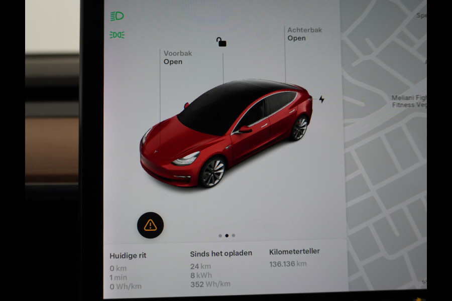 Tesla Model 3 Performance 513pk 3,4 sec 0-100 ! 20"lm FSD-vb. AutoPilot Carbon-Spoiler Premium-HiFi Pano.dak Camera Leer Adaptive-Cruise+Stop& Navigatiesysteem full map LED-a+v Comfortstoel(en) ACC Dual-ECC DAB Voorverwarmen interieur via App Keyless via Telefoonsleutel One-Pedal-Drive 4wd Rode Remklauwen Carbon-Spoiler Premium Audio Veel grip door 4WD vierwielaandrijving.  Origineel Nederlandse auto !