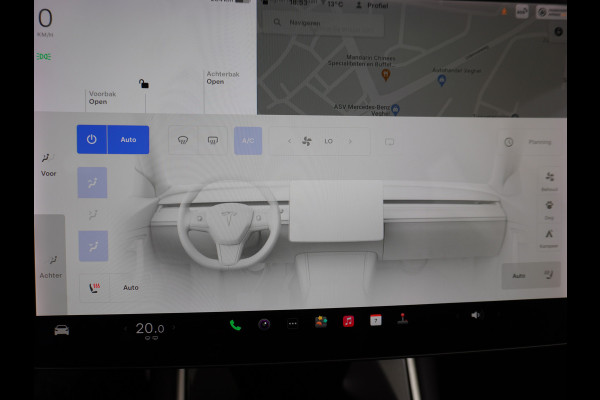 Tesla Model 3 Performance 513pk 3,4 sec 0-100 ! 20"lm FSD-vb. AutoPilot Carbon-Spoiler Premium-HiFi Pano.dak Camera Leer Adaptive-Cruise+Stop& Navigatiesysteem full map LED-a+v Comfortstoel(en) ACC Dual-ECC DAB Voorverwarmen interieur via App Keyless via Telefoonsleutel One-Pedal-Drive 4wd Rode Remklauwen Carbon-Spoiler Premium Audio Veel grip door 4WD vierwielaandrijving.  Origineel Nederlandse auto !