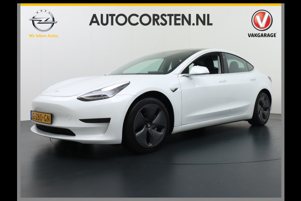 Tesla Model 3 SR+60kWh 325PK AutoPilot FSD.vb Premium-Luidsprekers Leer PanoDak Adaptive cruise 18" Camera's Elektr.-Stuur+Stoelen+Spiegels+Ge Ecc Navigatiesysteem full map LED-a+v Comfortstoel(en) ACC Dual-ECC DAB Voorverwarmen interieur via App Keyless via Telefoonsleutel One-Pedal-Drive