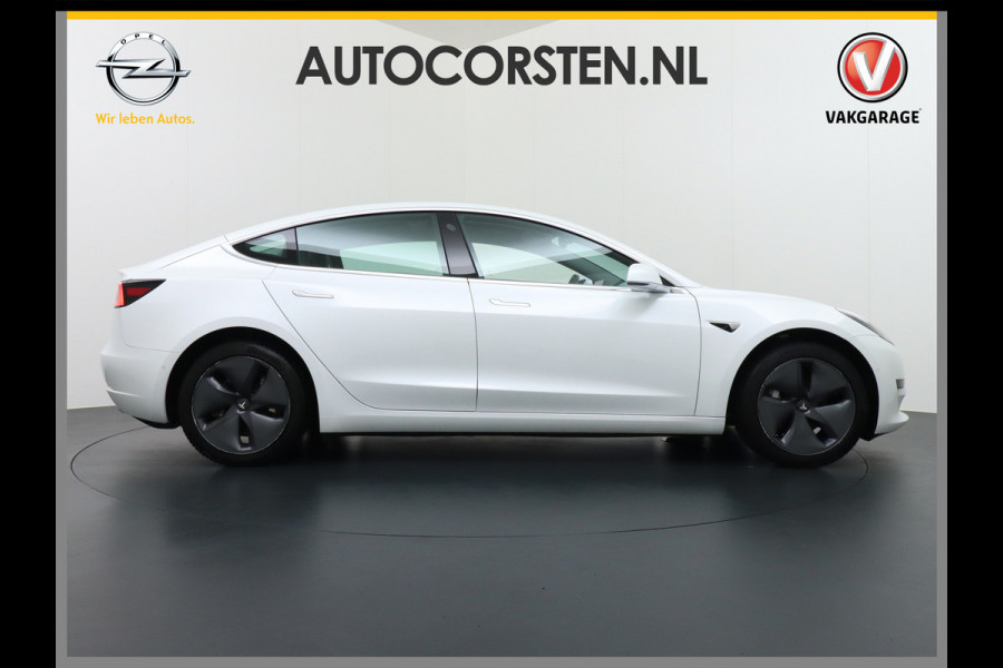 Tesla Model 3 SR+60kWh 325PK AutoPilot FSD.vb Premium-Luidsprekers Leer PanoDak Adaptive cruise 18" Camera's Elektr.-Stuur+Stoelen+Spiegels+Ge Ecc Navigatiesysteem full map LED-a+v Comfortstoel(en) ACC Dual-ECC DAB Voorverwarmen interieur via App Keyless via Telefoonsleutel One-Pedal-Drive