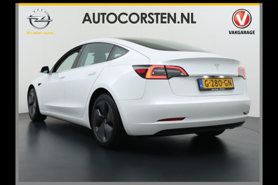 Tesla Model 3 SR+60kWh 325PK AutoPilot FSD.vb Premium-Luidsprekers Leer PanoDak Adaptive cruise 18" Camera's Elektr.-Stuur+Stoelen+Spiegels+Ge Ecc Navigatiesysteem full map LED-a+v Comfortstoel(en) ACC Dual-ECC DAB Voorverwarmen interieur via App Keyless via Telefoonsleutel One-Pedal-Drive