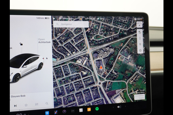 Tesla Model 3 SR+60kWh 325PK AutoPilot FSD.vb Premium-Luidsprekers Leer PanoDak Adaptive cruise 18" Camera's Elektr.-Stuur+Stoelen+Spiegels+Ge Ecc Navigatiesysteem full map LED-a+v Comfortstoel(en) ACC Dual-ECC DAB Voorverwarmen interieur via App Keyless via Telefoonsleutel One-Pedal-Drive