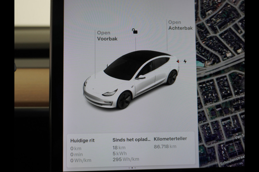 Tesla Model 3 SR+60kWh 325PK AutoPilot FSD.vb Premium-Luidsprekers Leer PanoDak Adaptive cruise 18" Camera's Elektr.-Stuur+Stoelen+Spiegels+Ge Ecc Navigatiesysteem full map LED-a+v Comfortstoel(en) ACC Dual-ECC DAB Voorverwarmen interieur via App Keyless via Telefoonsleutel One-Pedal-Drive