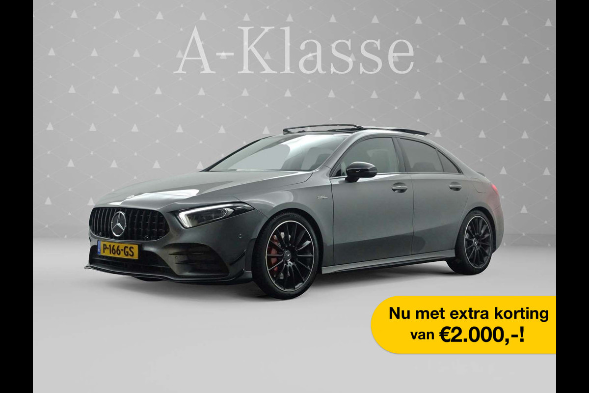 Mercedes-Benz A-Klasse AMG 35 4MATIC Premium Plus 306pk  Aut- Performance Interieur I  Panoramadak I Burmester I Sfeerverlichting I Carplay