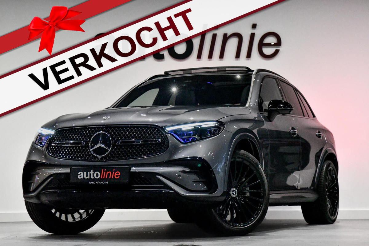 Mercedes-Benz GLC 300e 4MATIC AMG Night. Pano, Digital, Memory, ACC, 360, Keyless, 21'' Trekhaak, Dodeh, CarPlay, Sfeer!