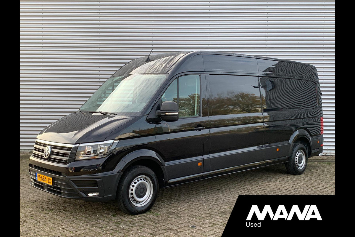 Volkswagen Crafter 35 2.0 TDI L4H3 Airco Camera Sensoren CarPlay Voorruitverwarming Trekhaak 12V Bijrijdersbank Laadruimteverlichting