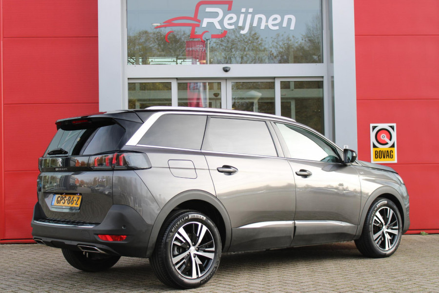 Peugeot 5008 1.2 130PK GT | PANORAMISCH SCHUIF/KANTEL DAK | 360° CAMERA | 7-PERSOONS | NAVIGATIE 10" TOUCHSCREEN | APPLE CARPLAY/ANDROID AUTO | 18" LICHTMETALEN VELGEN | KEYLESS ENTRY/START | CLIMATE CONTROL | ADAPTIVE CRUISE CONTROL | STOEL VERWARMING | ELEKTRISCHE ACHTERKLEP | DODEHOEK BEWAKING |