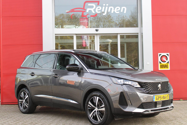 Peugeot 5008 1.2 130PK GT | PANORAMISCH SCHUIF/KANTEL DAK | 360° CAMERA | 7-PERSOONS | NAVIGATIE 10" TOUCHSCREEN | APPLE CARPLAY/ANDROID AUTO | 18" LICHTMETALEN VELGEN | KEYLESS ENTRY/START | CLIMATE CONTROL | ADAPTIVE CRUISE CONTROL | STOEL VERWARMING | ELEKTRISCHE ACHTERKLEP | DODEHOEK BEWAKING |