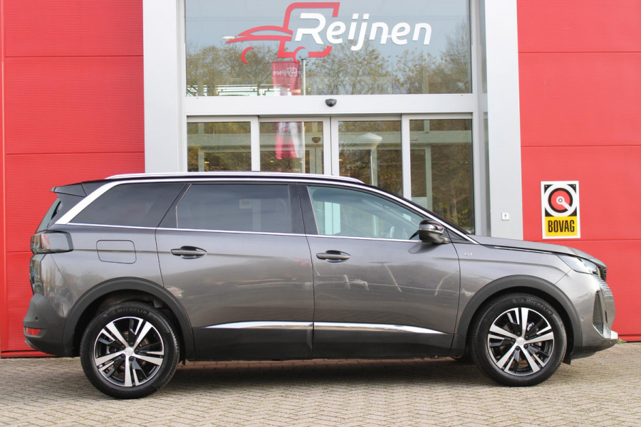 Peugeot 5008 1.2 130PK GT | PANORAMISCH SCHUIF/KANTEL DAK | 360° CAMERA | 7-PERSOONS | NAVIGATIE 10" TOUCHSCREEN | APPLE CARPLAY/ANDROID AUTO | 18" LICHTMETALEN VELGEN | KEYLESS ENTRY/START | CLIMATE CONTROL | ADAPTIVE CRUISE CONTROL | STOEL VERWARMING | ELEKTRISCHE ACHTERKLEP | DODEHOEK BEWAKING |