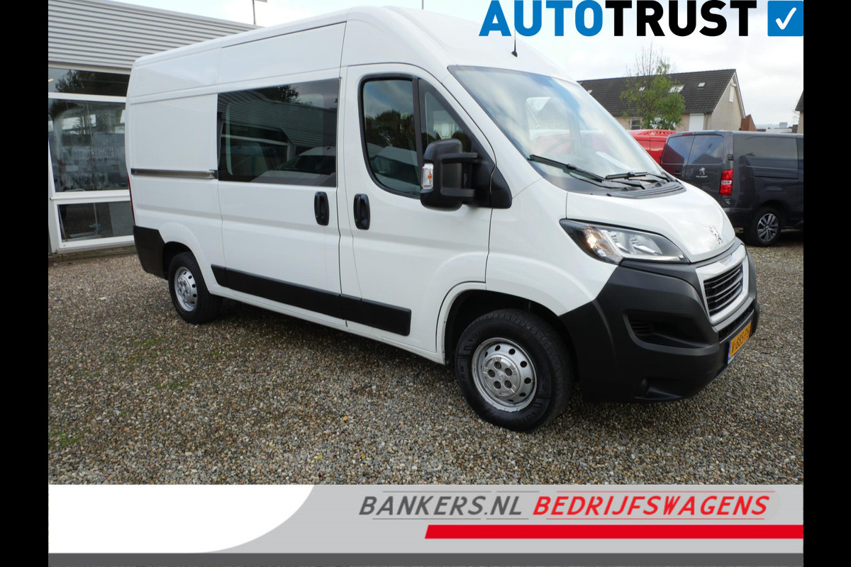 Peugeot Boxer 2.0 BlueHDI 130PK, L2H2, Dubbel Cabine, Airco