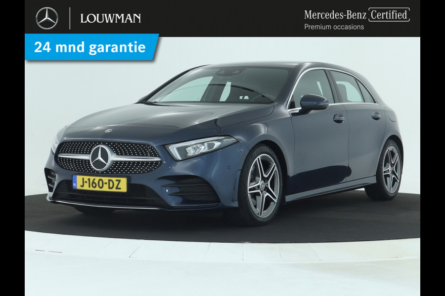 Mercedes-Benz A-Klasse 180 Business Solution AMG | Achteruitrijcamera | AMG-Line interieur | AMG-Line Exterieur | Smartphone-integratie | Stoelverwarming | Navigatie | Inclusief 24 maanden MB Certified garantie voor Europa.