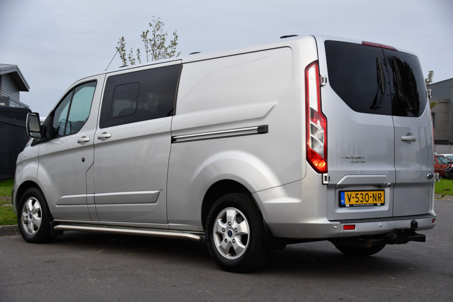 Ford Transit Custom 2.0 TDCI L2H1 Limited DC Camera, Cruise, Sensoren, Automaat, 170PK, Stoelverwarming, 2 x Schuifdeur, UNIEK!