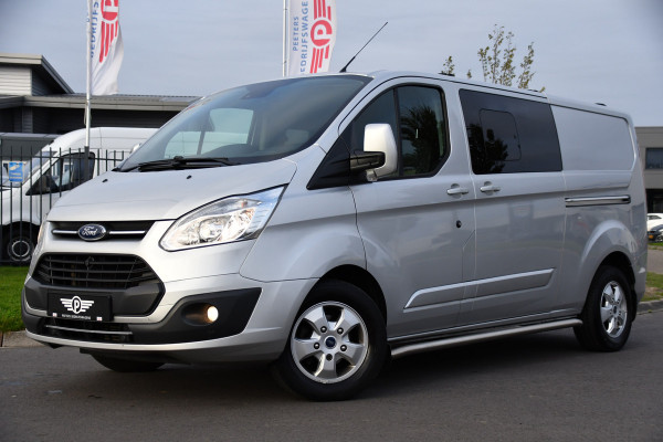 Ford Transit Custom 2.0 TDCI L2H1 Limited DC Camera, Cruise, Sensoren, Automaat, 170PK, Stoelverwarming, 2 x Schuifdeur, UNIEK!