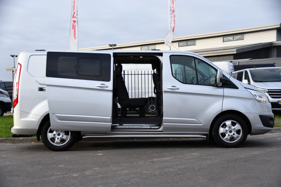 Ford Transit Custom 2.0 TDCI L2H1 Limited DC Camera, Cruise, Sensoren, Automaat, 170PK, Stoelverwarming, 2 x Schuifdeur, UNIEK!