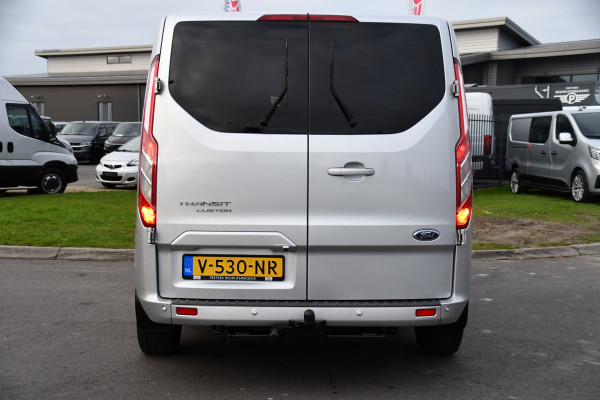 Ford Transit Custom 2.0 TDCI L2H1 Limited DC Camera, Cruise, Sensoren, Automaat, 170PK, Stoelverwarming, 2 x Schuifdeur, UNIEK!