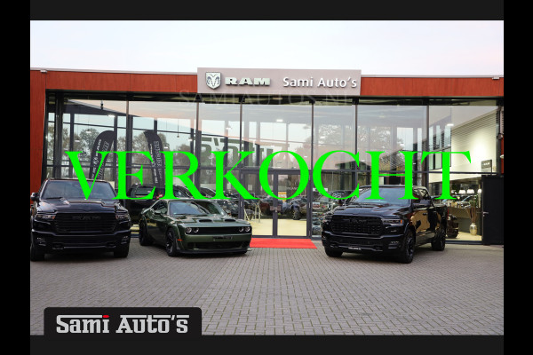 Dodge Ram 1500 LIMITED NIGHT 540PK 706 Nm 2025 | XB9 | MASSAGE | BOM VOL | CREW CAB | DUBBELE CABINE | GRIJSKENTEKEN | €99950,- EXCL BTW | VOORRAAD 2251 - 7725