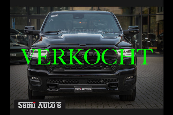 Dodge Ram 1500 LIMITED NIGHT 540PK 706 Nm 2025 | XB9 | MASSAGE | BOM VOL | CREW CAB | DUBBELE CABINE | GRIJSKENTEKEN | €99950,- EXCL BTW | VOORRAAD 2251 - 7725