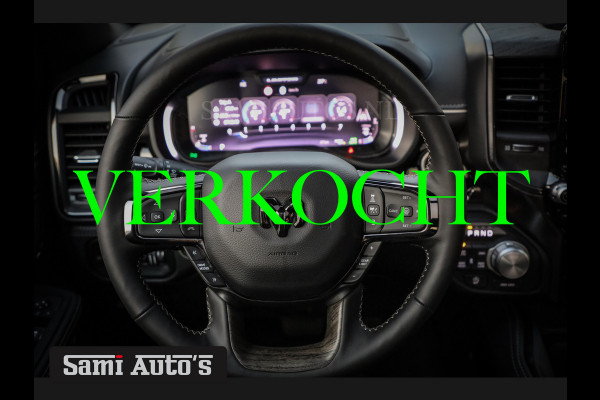 Dodge Ram 1500 LIMITED NIGHT 540PK 706 Nm 2025 | XB9 | MASSAGE | BOM VOL | CREW CAB | DUBBELE CABINE | GRIJSKENTEKEN | €99950,- EXCL BTW | VOORRAAD 2251 - 7725