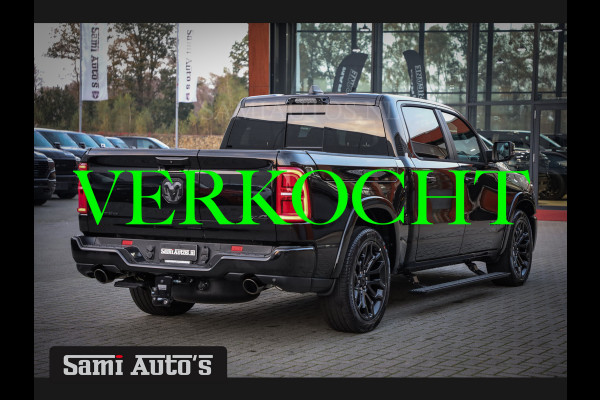 Dodge Ram 1500 LIMITED NIGHT 540PK 706 Nm 2025 | XB9 | MASSAGE | BOM VOL | CREW CAB | DUBBELE CABINE | GRIJSKENTEKEN | €99950,- EXCL BTW | VOORRAAD 2251 - 7725