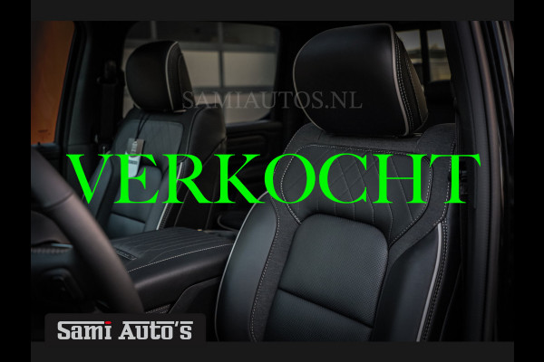 Dodge Ram 1500 LIMITED NIGHT 540PK 706 Nm 2025 | XB9 | MASSAGE | BOM VOL | CREW CAB | DUBBELE CABINE | GRIJSKENTEKEN | €99950,- EXCL BTW | VOORRAAD 2251 - 7725