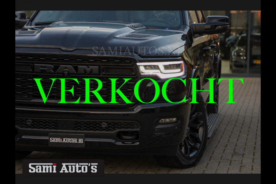 Dodge Ram 1500 LIMITED NIGHT 540PK 706 Nm 2025 | XB9 | MASSAGE | BOM VOL | CREW CAB | DUBBELE CABINE | GRIJSKENTEKEN | €99950,- EXCL BTW | VOORRAAD 2251 - 7725