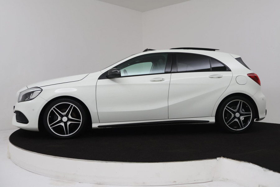 Mercedes-Benz A-Klasse 200 Motorsport Edition Automaat (CAMERA, PANORAMADAK, HARMAN/KARDON, CLIMATE, ELEKT STOEL, GOED ONDERHOUD)