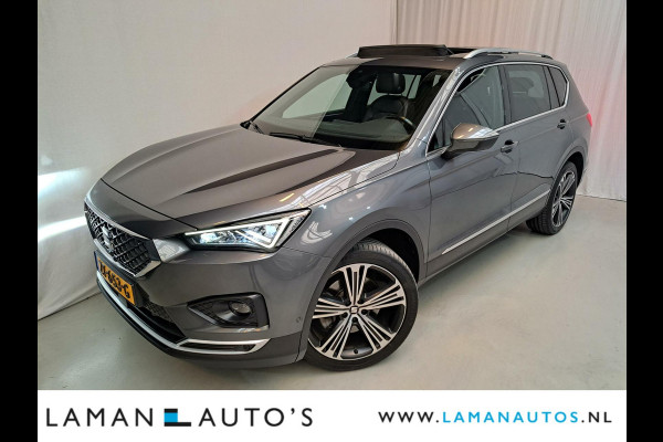 Seat Tarraco 2.0 TSI 190pk 4DRIVE Xcellence 7-DSG| Trekhaak AWD Open dak DCC Halfleder CarPlay Beats Audio ECC Navi LED ACC 20" LMV 360 Camer