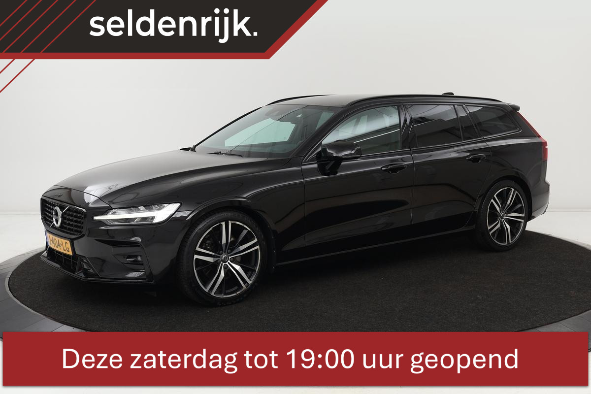 Volvo V60 B3 R-Design | Camera | Stoel & Stuurverwarming | Carplay | Half leder | Full LED | PDC | Memory | Keyless | Navigatie