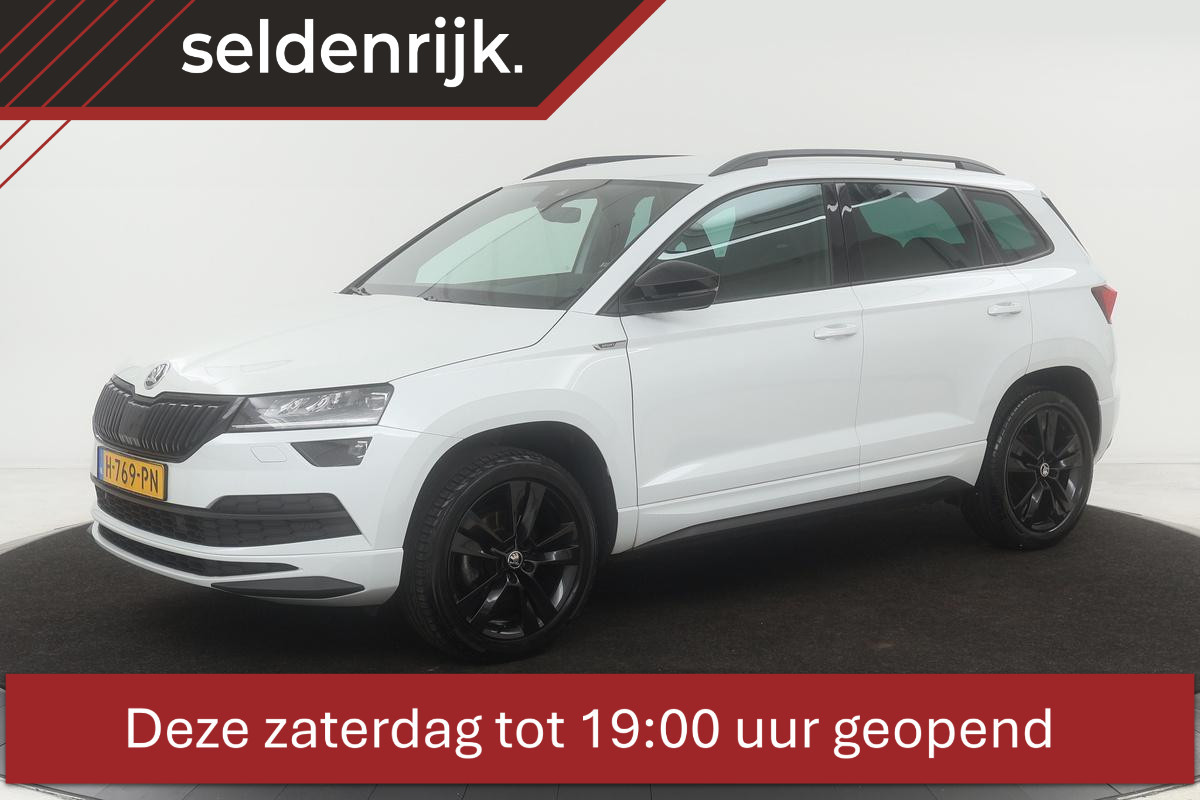 Škoda Karoq 1.5 TSI Sportline | Trekhaak | Adaptive cruise | Stoelverwarming | Carplay | Camera | Full LED | Canton | Keyless | Sportstoelen | Dodehoek detectie