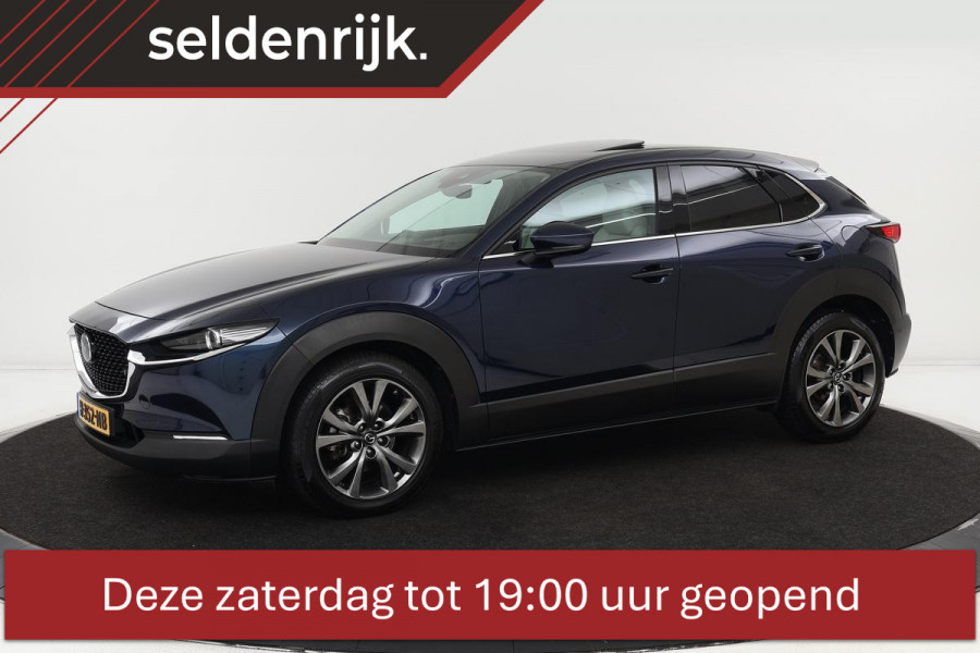 Mazda CX-30 2.0 SkyActiv-X Hybrid Luxury | Schuifdak | 360 Camera | Trekhaak | Leder | Carplay | Head-up | Stoelverwarming | Full LED