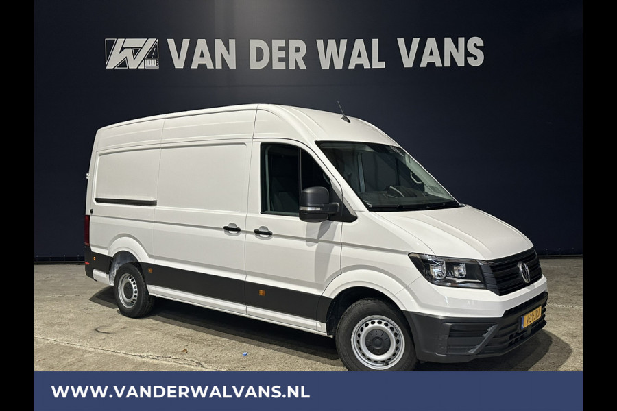 Volkswagen Crafter 2.0 TDI 140pk **BPM VRIJ voor de Ondernemer** L3H3 L2H2 Euro6 Airco | 3000kg Trekhaak | Camera | Leder stuurwiel adaptieve cruisecontrol, stuurwielverwarming, chauffeursstoel, apple carplay, android auto