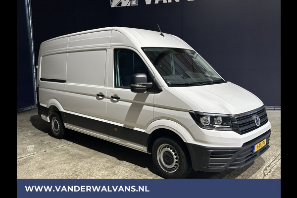 Volkswagen Crafter 2.0 TDI 140pk **BPM VRIJ voor de Ondernemer** L3H3 L2H2 Euro6 Airco | 3000kg Trekhaak | Camera | Leder stuurwiel adaptieve cruisecontrol, stuurwielverwarming, chauffeursstoel, apple carplay, android auto