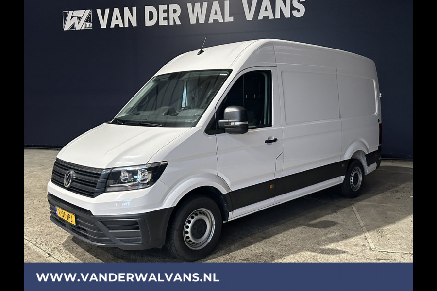 Volkswagen Crafter 2.0 TDI 140pk **BPM VRIJ voor de Ondernemer** L3H3 L2H2 Euro6 Airco | 3000kg Trekhaak | Camera | Leder stuurwiel adaptieve cruisecontrol, stuurwielverwarming, chauffeursstoel, apple carplay, android auto