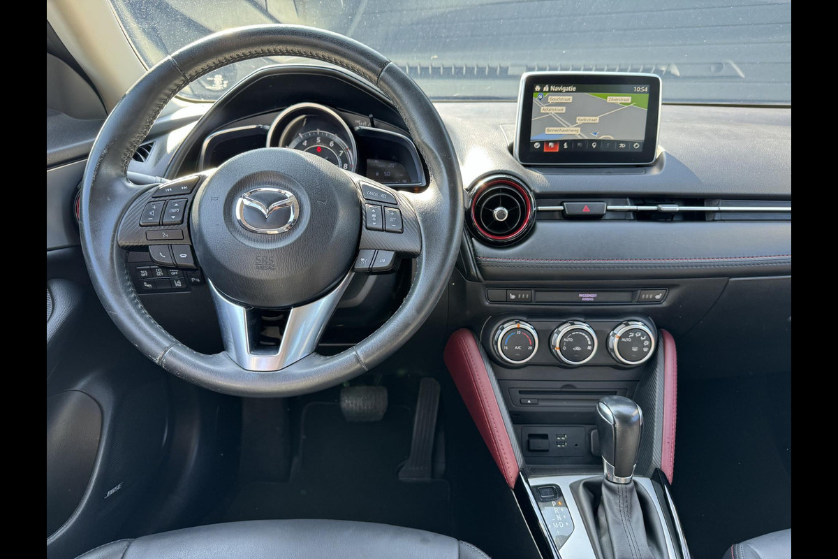 Mazda CX-3 2.0 SkyActiv-G 120 GT-M Automaat,Navi,Clima,Camera,Leder,PDC V+A,Nieuwe Apk bij Aflevering