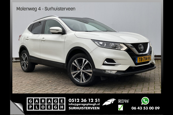 Nissan QASHQAI 1.2 N-Connecta Pano.dak Nav/360Cam Keyless Led Voll.onderhouden!