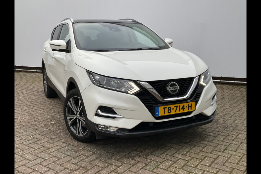 Nissan QASHQAI 1.2 N-Connecta Pano.dak Nav/360Cam Keyless Led Voll.onderhouden!